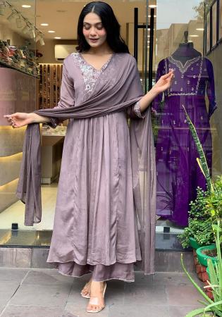 Picture of Taking Chiffon Violet Readymade Salwar Kameez