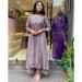 Picture of Taking Chiffon Violet Readymade Salwar Kameez