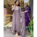 Picture of Taking Chiffon Violet Readymade Salwar Kameez