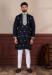 Picture of Magnificent Silk Black Kurtas