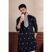 Picture of Magnificent Silk Black Kurtas
