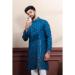 Picture of Ideal Silk Teal Kurtas