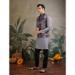 Picture of Bewitching Silk Grey Kurtas