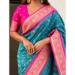 Picture of Elegant Silk Dark Turquoise Saree