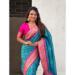 Picture of Elegant Silk Dark Turquoise Saree