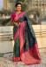 Picture of Comely Silk Dark Green Saree