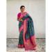 Picture of Comely Silk Dark Green Saree