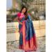 Picture of Classy Silk Midnight Blue Saree