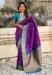Picture of Lovely Silk Indigo Saree