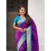 Picture of Lovely Silk Indigo Saree