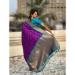 Picture of Lovely Silk Indigo Saree