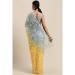 Picture of Nice Organza Light Slate Grey & Yellow Saree