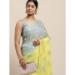 Picture of Fine Organza Light Slate Grey Saree