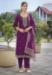 Picture of Graceful Chiffon Purple Readymade Salwar Kameez