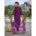 Picture of Graceful Chiffon Purple Readymade Salwar Kameez