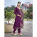 Picture of Graceful Chiffon Purple Readymade Salwar Kameez