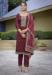 Picture of Taking Chiffon Maroon Readymade Salwar Kameez