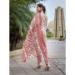 Picture of Fine Chiffon Rosy Brown Readymade Salwar Kameez