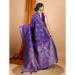 Picture of Ravishing Silk Dark Slate Blue Saree