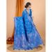 Picture of Bewitching Silk Dodger Blue Saree