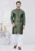Picture of Statuesque Silk Sea Green Kurtas