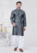 Picture of Charming Silk Slate Grey Kurtas