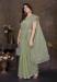 Picture of Gorgeous Chiffon Dark Sea Green Saree