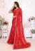 Picture of Magnificent Chiffon Fire Brick Saree