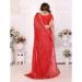 Picture of Magnificent Chiffon Fire Brick Saree