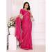Picture of Fine Chiffon Medium Violet Red Saree