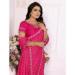 Picture of Fine Chiffon Medium Violet Red Saree