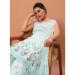 Picture of Georgette Light Steel Blue Readymade Salwar Kameez