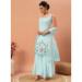Picture of Georgette Light Steel Blue Readymade Salwar Kameez