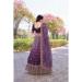 Picture of Sublime Silk Dim Gray Lehenga Choli