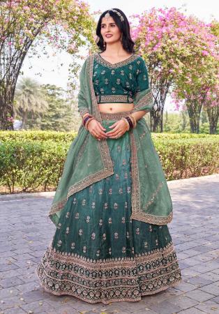 Picture of Admirable Silk Dark Slate Grey Lehenga Choli
