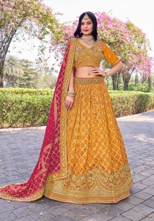 Picture of Gorgeous Silk Chocolate Lehenga Choli