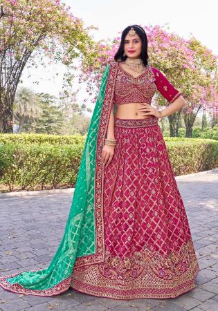 Picture of Marvelous Silk Light Pink Lehenga Choli