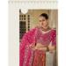 Picture of Wonderful Silk Dark Red Lehenga Choli
