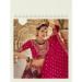 Picture of Nice Silk Crimson Lehenga Choli