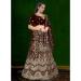 Picture of Alluring Chiffon Brown Lehenga Choli