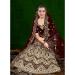 Picture of Alluring Chiffon Brown Lehenga Choli