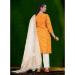 Picture of Elegant Cotton Dark Orange Readymade Salwar Kameez
