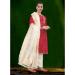 Picture of Splendid Cotton Indian Red Readymade Salwar Kameez