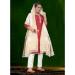 Picture of Splendid Cotton Indian Red Readymade Salwar Kameez