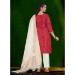 Picture of Splendid Cotton Indian Red Readymade Salwar Kameez