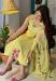 Picture of Sightly Crepe Lemon Chiffon Readymade Salwar Kameez