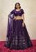 Picture of Graceful Silk Dark Slate Grey Lehenga Choli