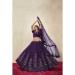 Picture of Graceful Silk Dark Slate Grey Lehenga Choli