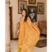 Picture of Rayon & Georgette Golden Rod Readymade Salwar Kameez