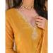 Picture of Rayon & Georgette Golden Rod Readymade Salwar Kameez